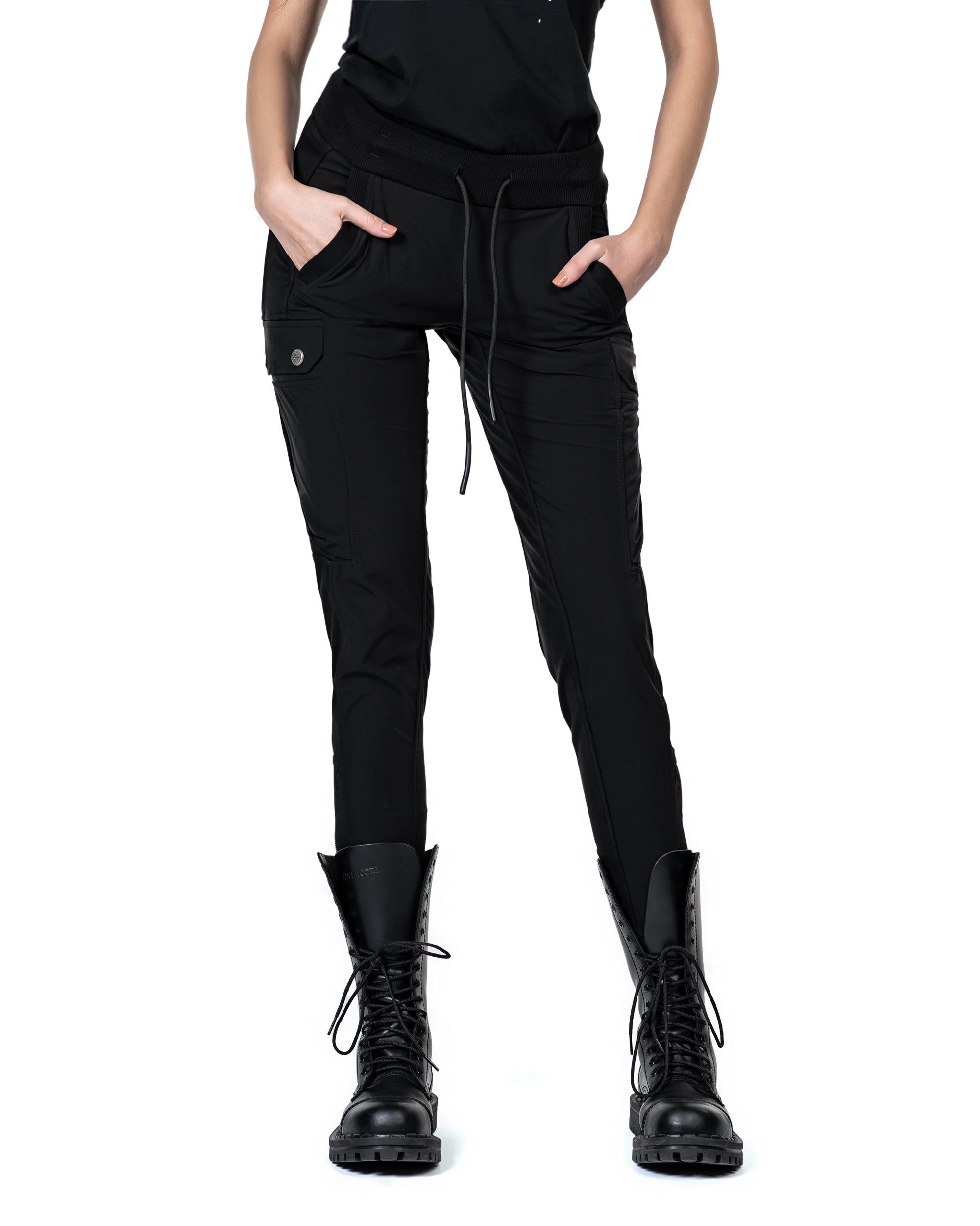 Spodnie dresowe cargo - P22456