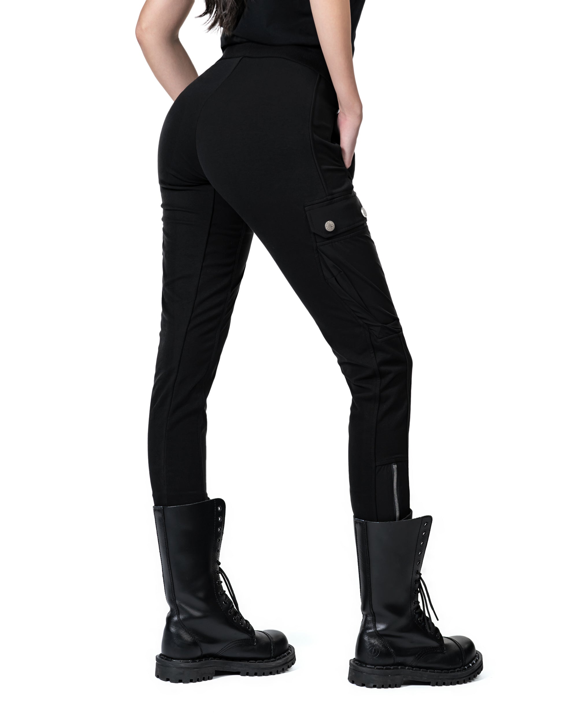 Spodnie dresowe cargo - P22456