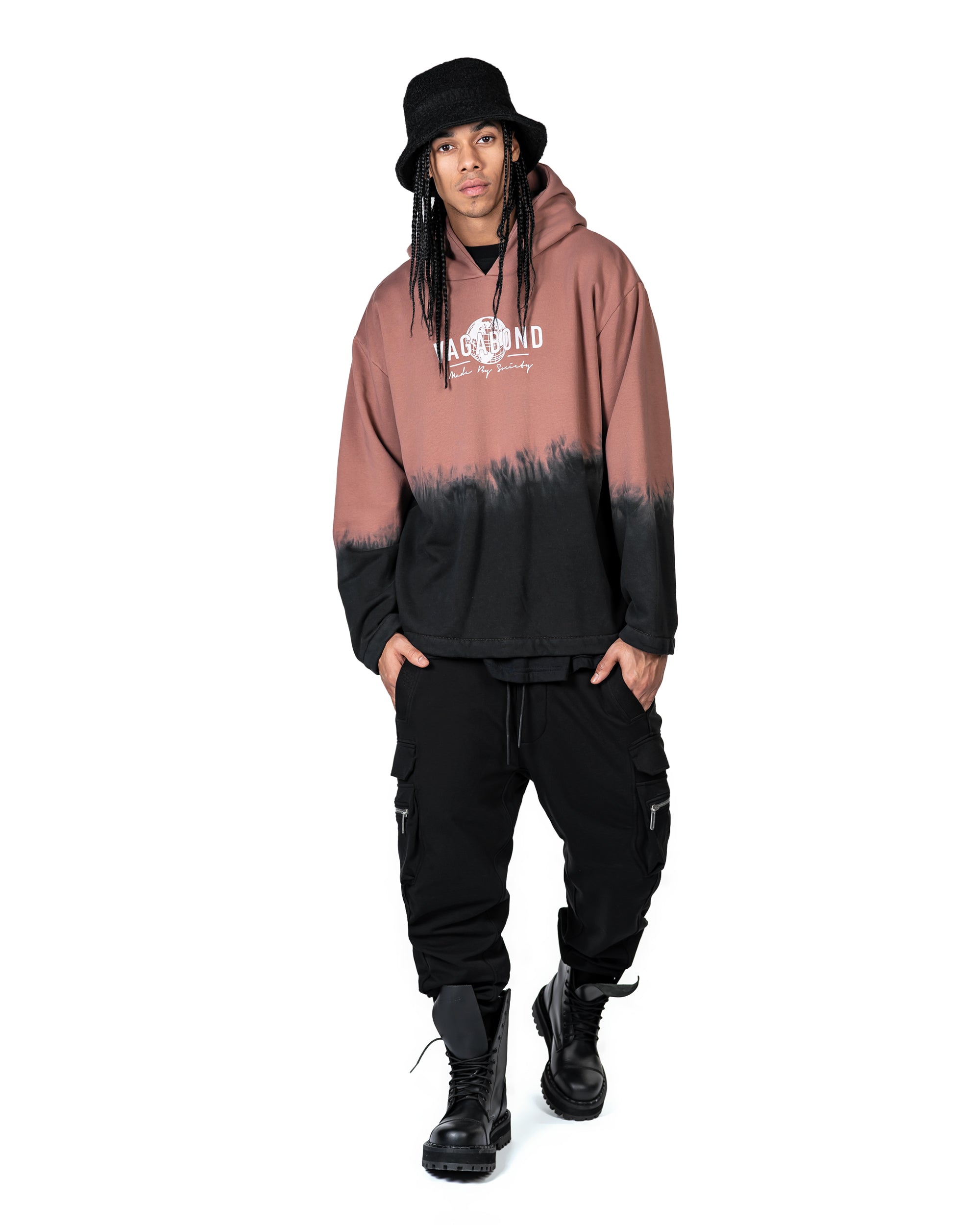 Bluza z kapturem Burnt Made by Society - H12332