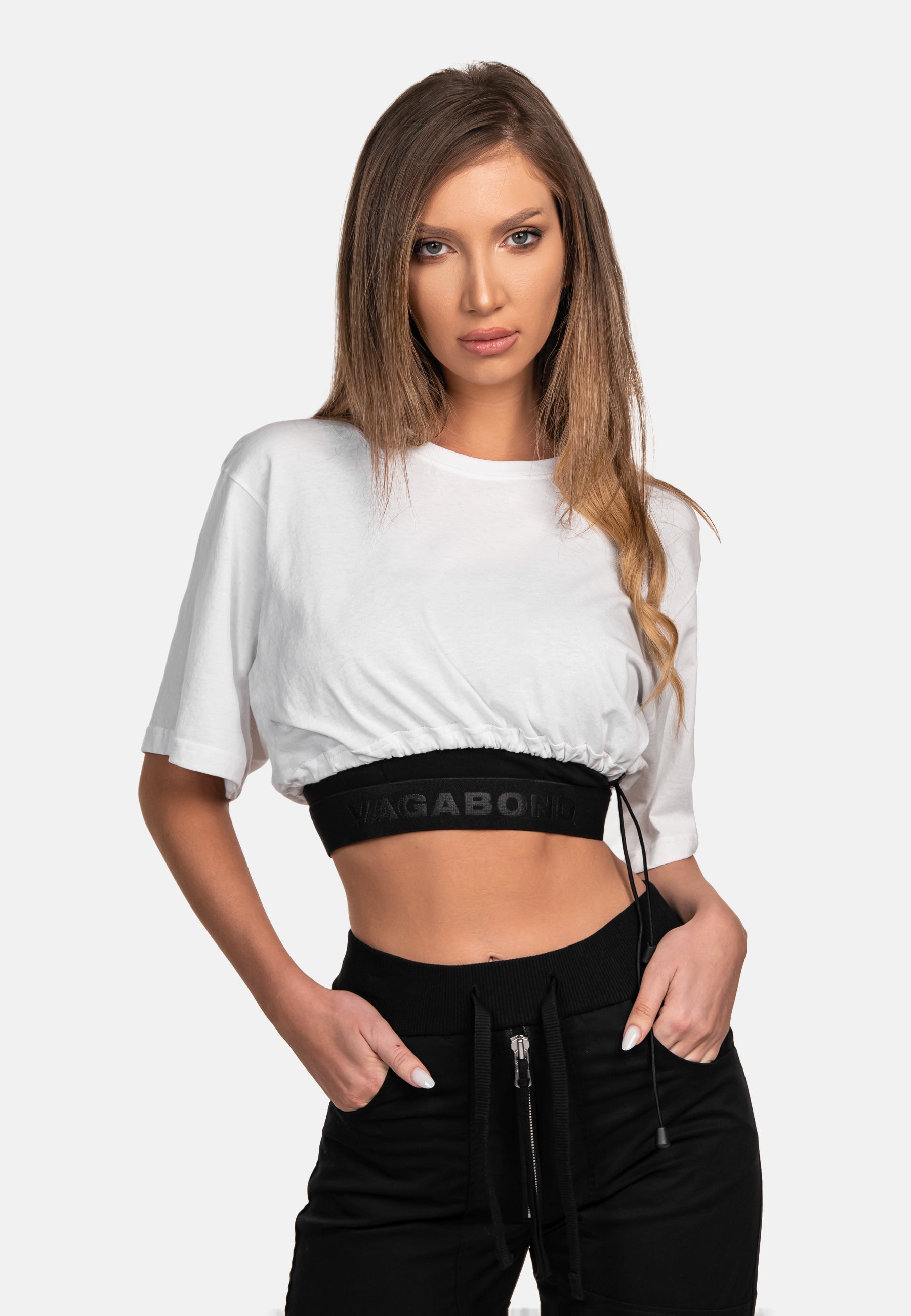 Oversized crop t-shirt - T21188