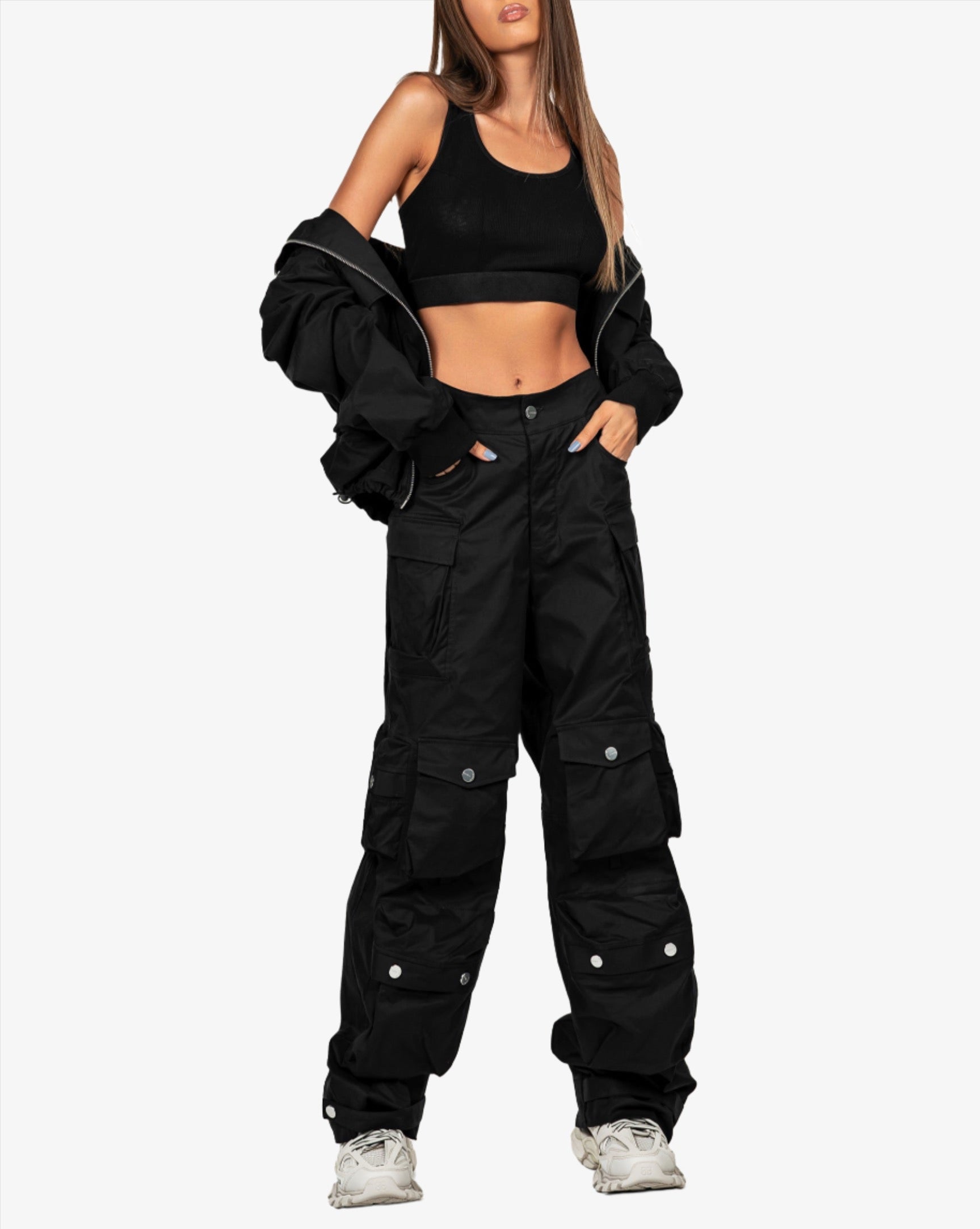 Multi pocket cargo pants - P23807