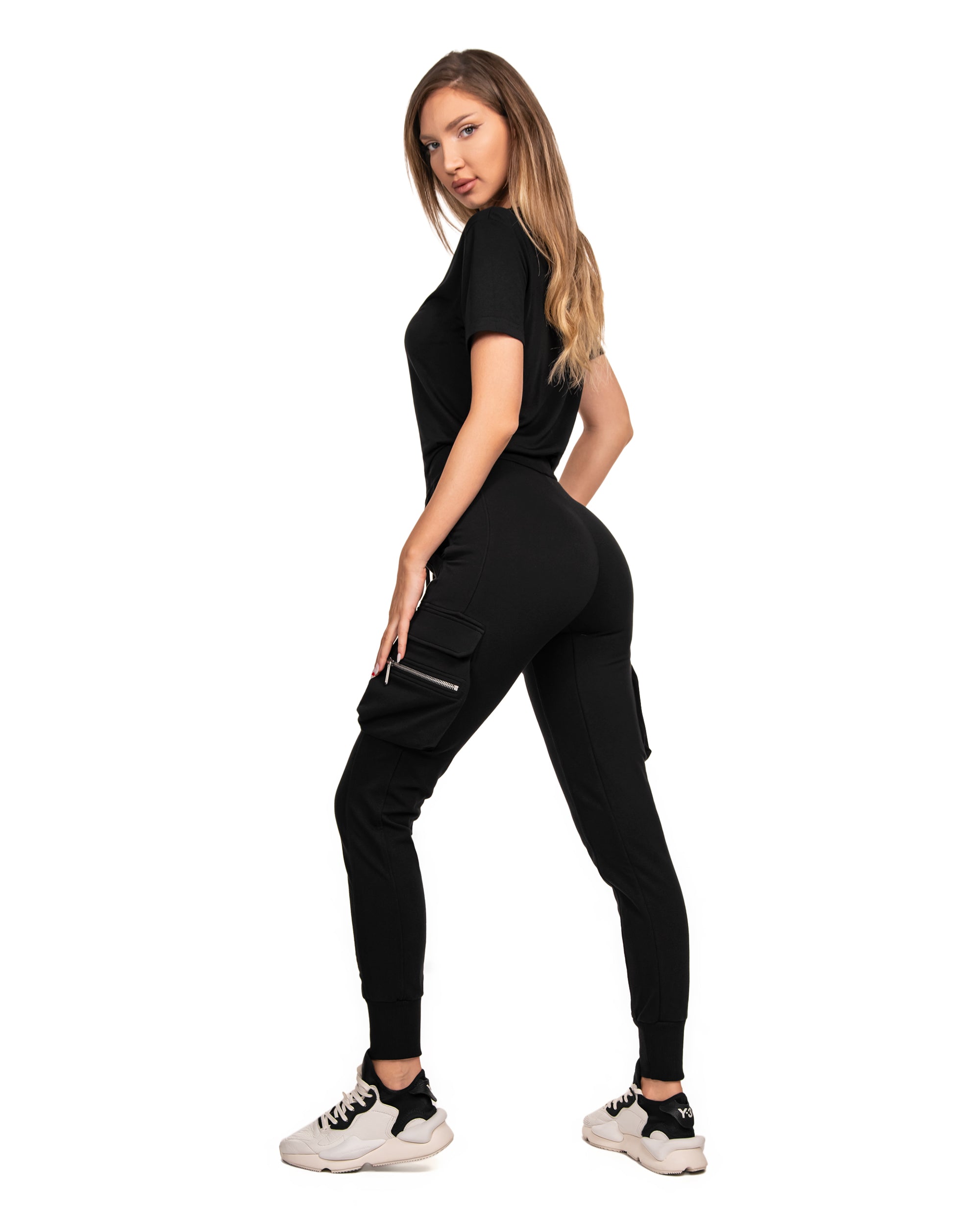 Slim cargo pants - P22050