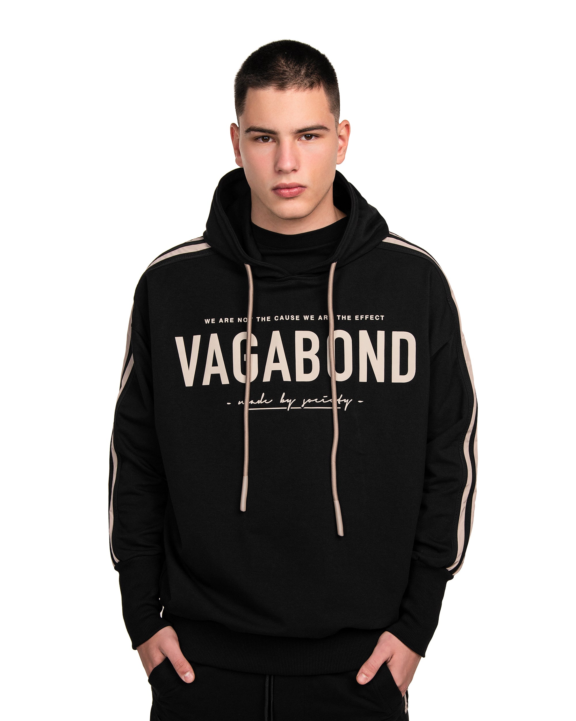 Bluza z kapturem Vagabond w paski - H12926