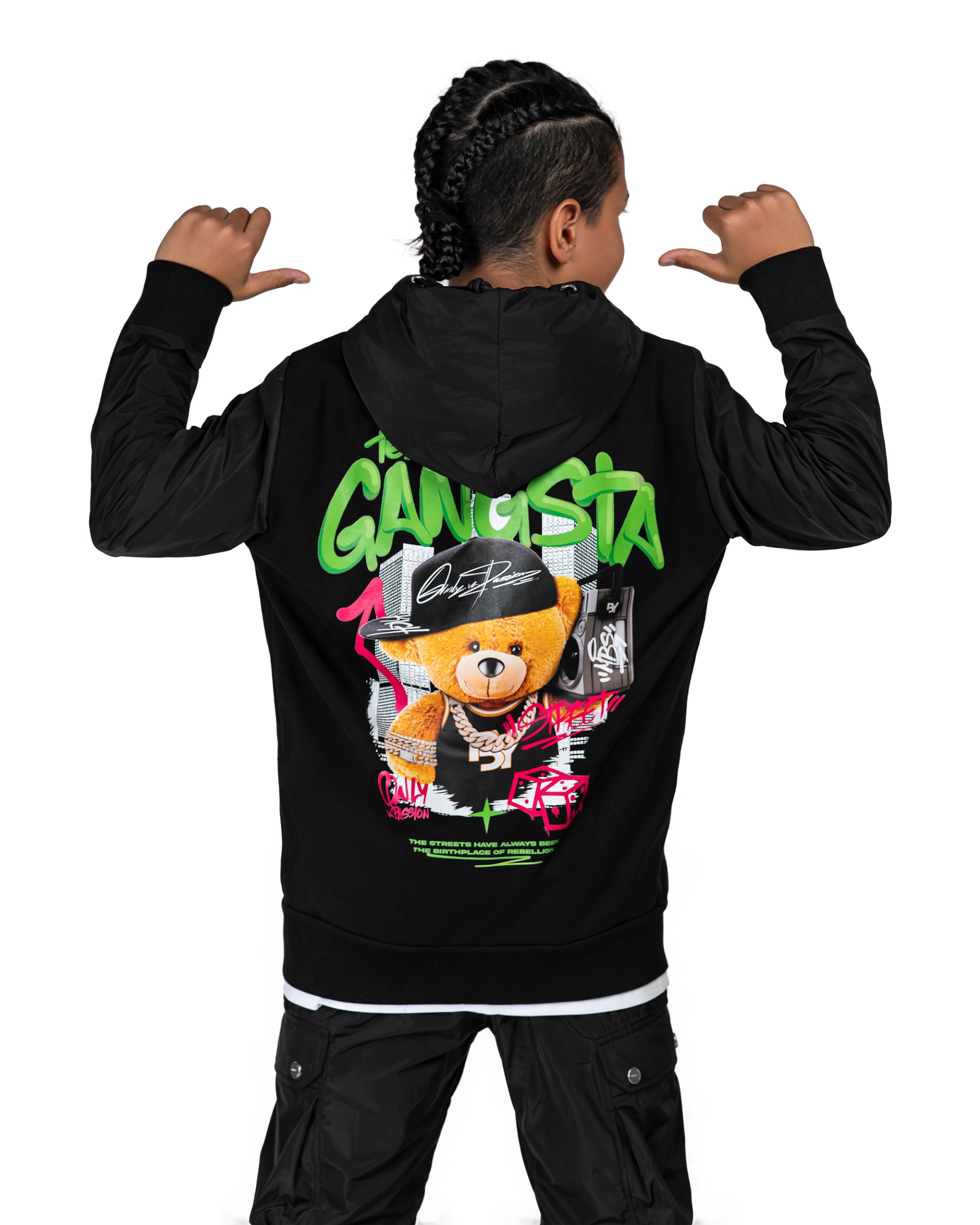 Bluza z kapturem Gangsta - H34673