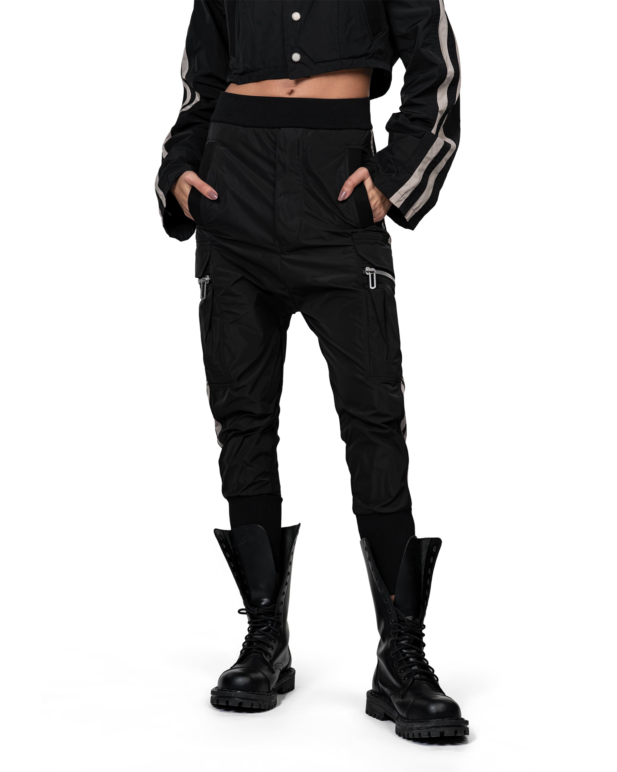 Stripes cargo pants - P24080