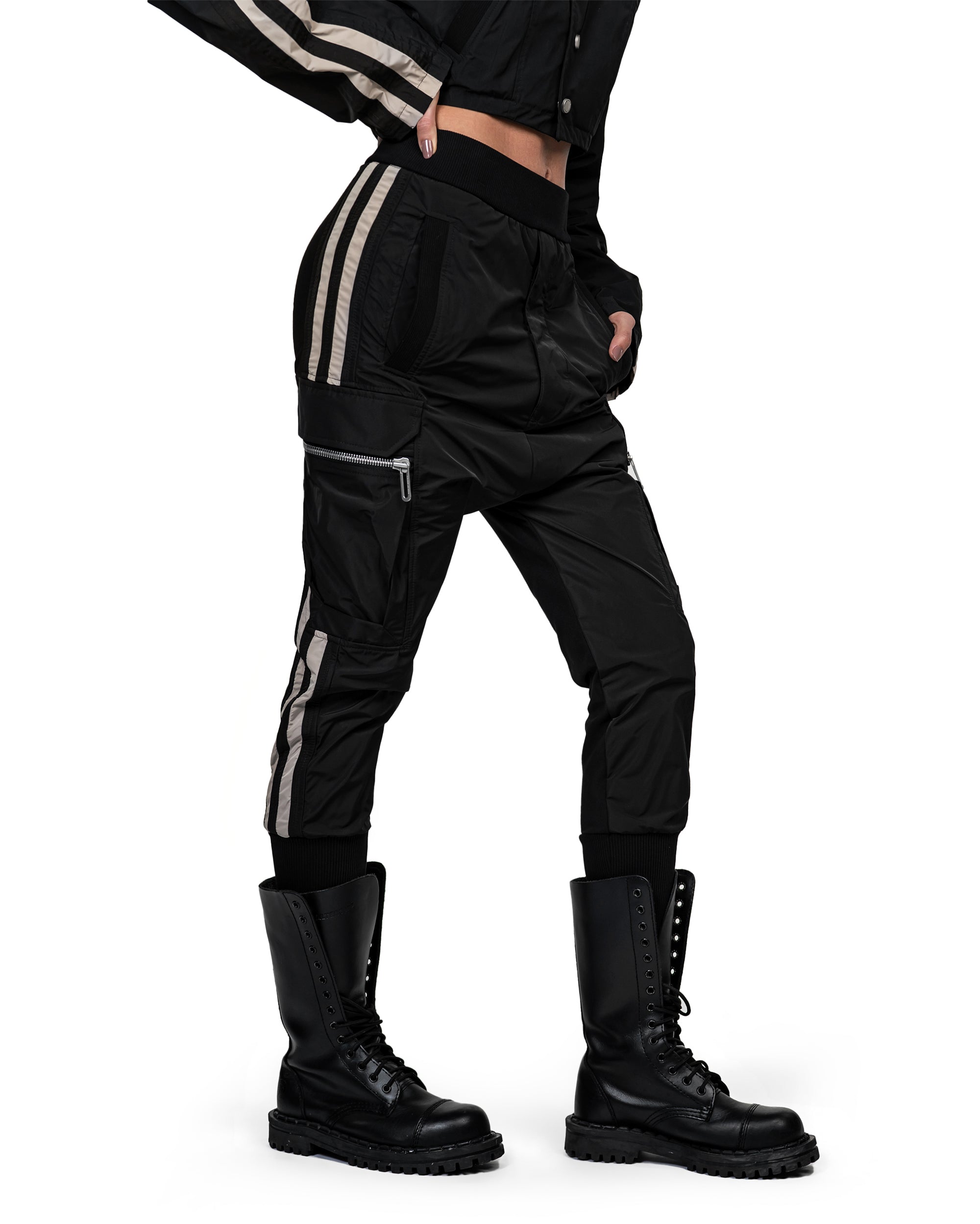 Stripes cargo pants - P24080
