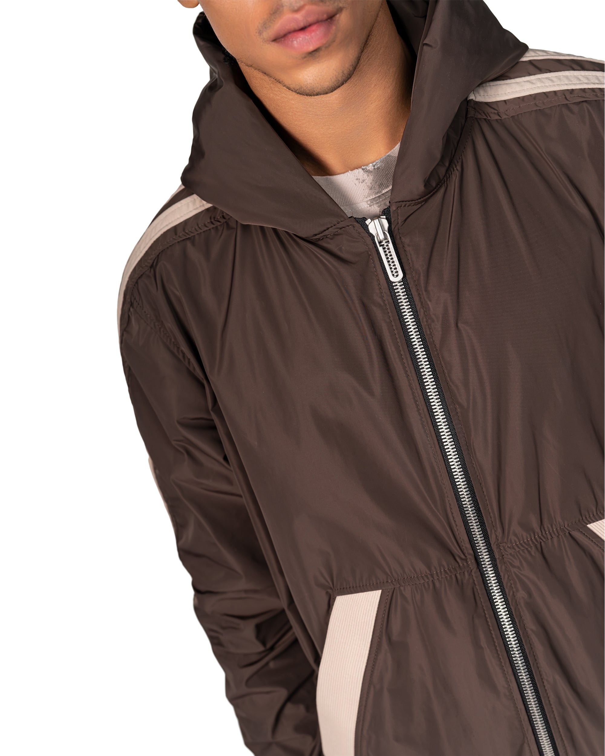 Bluza z kapturem w paski - H14109