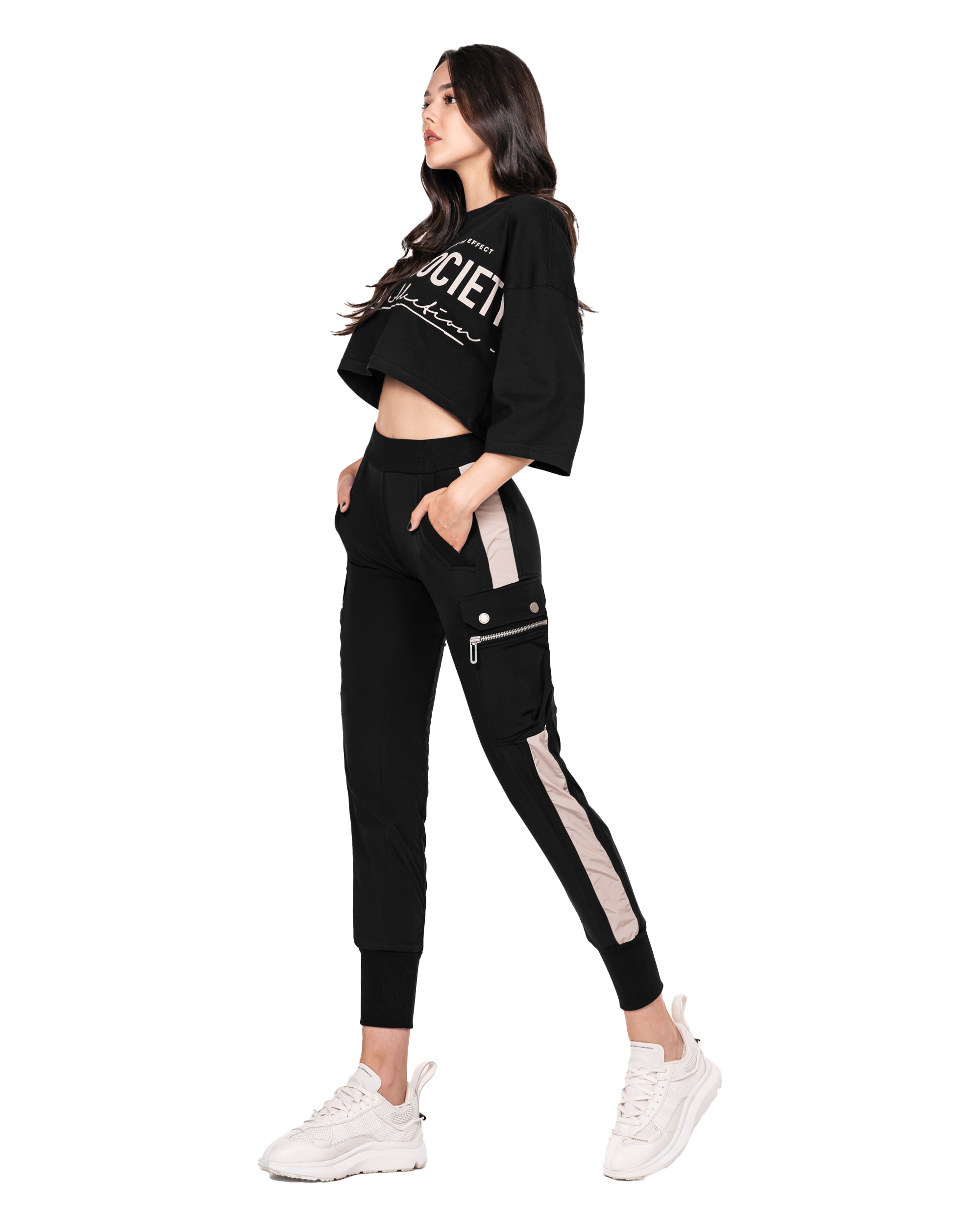 Band cargo pants - P23640