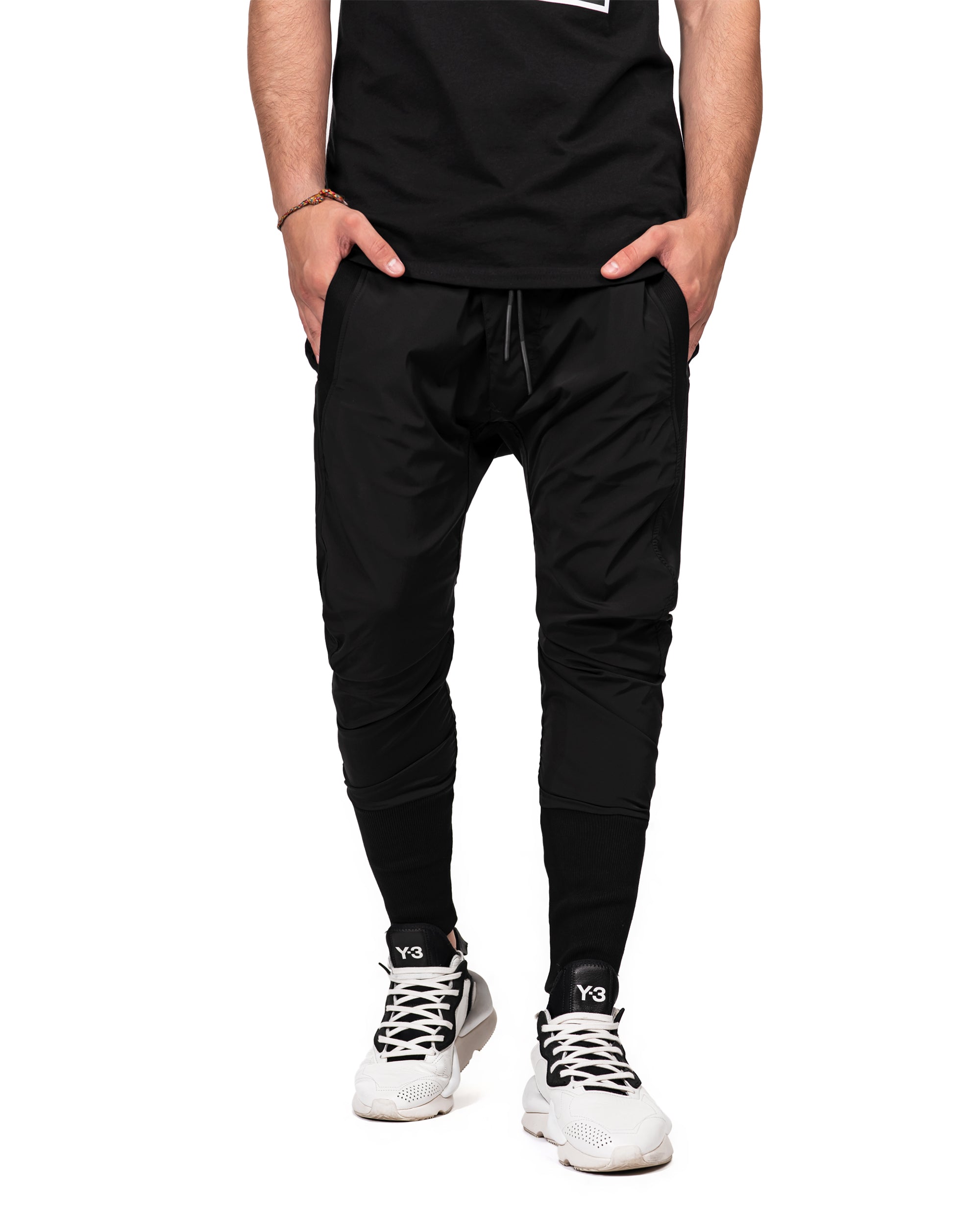 Wąskie spodnie joggery - P13749