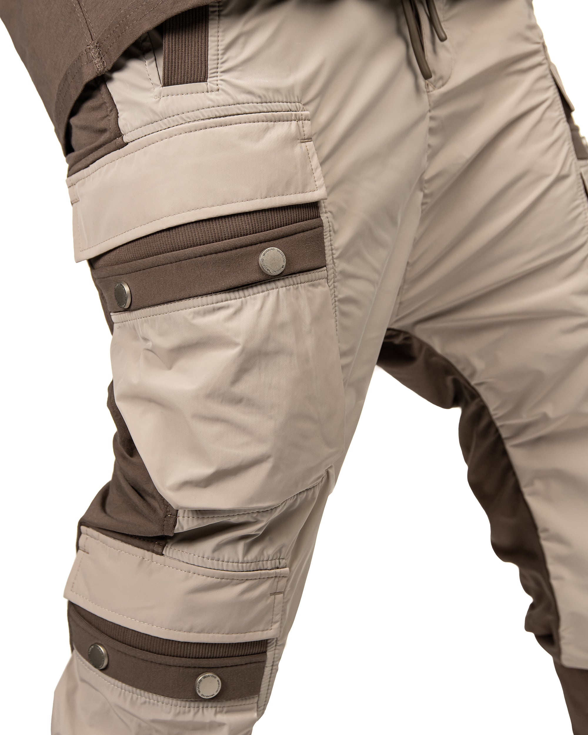 Two-tone four cargo pants - P12810