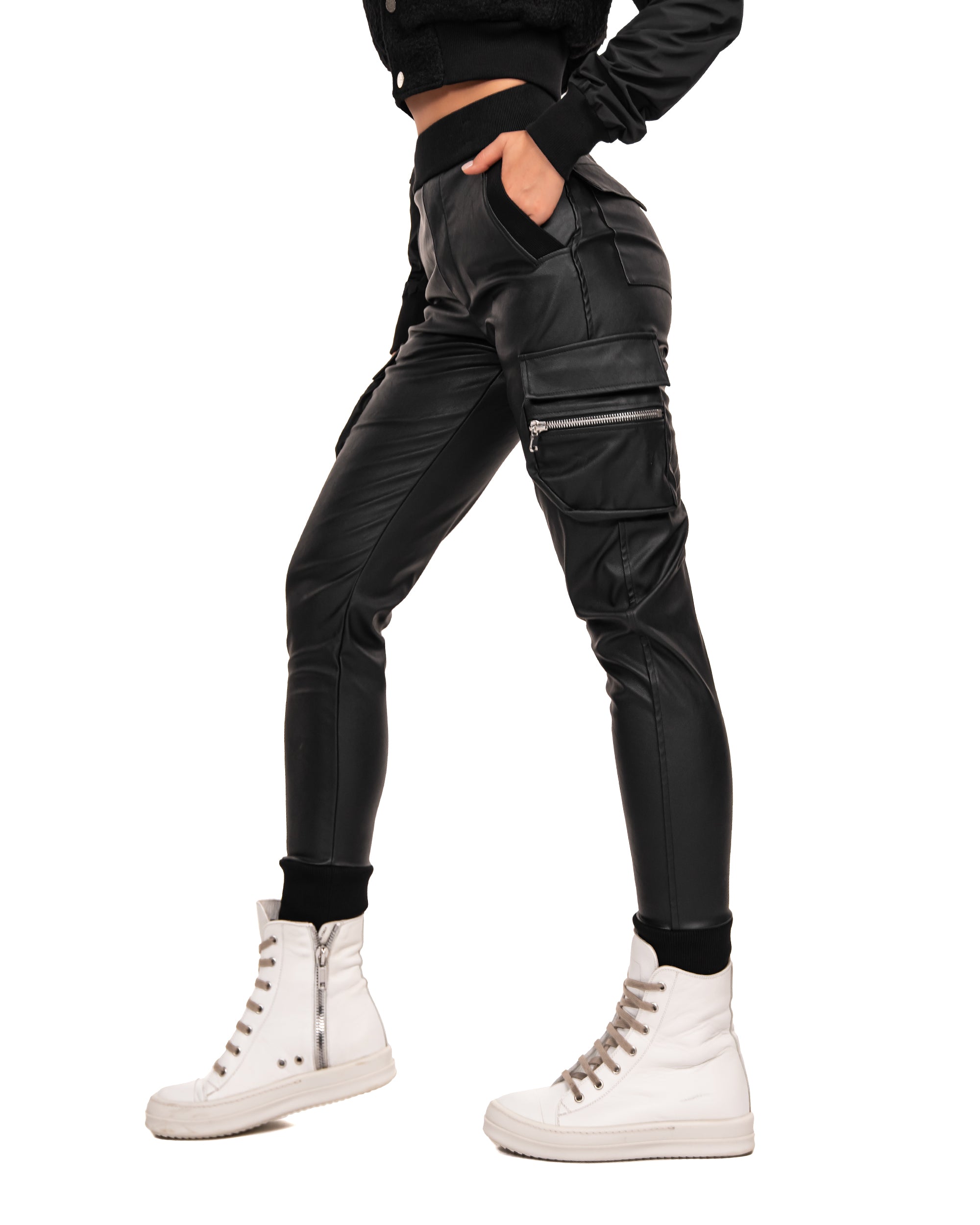 Slim cargo pants - P21105
