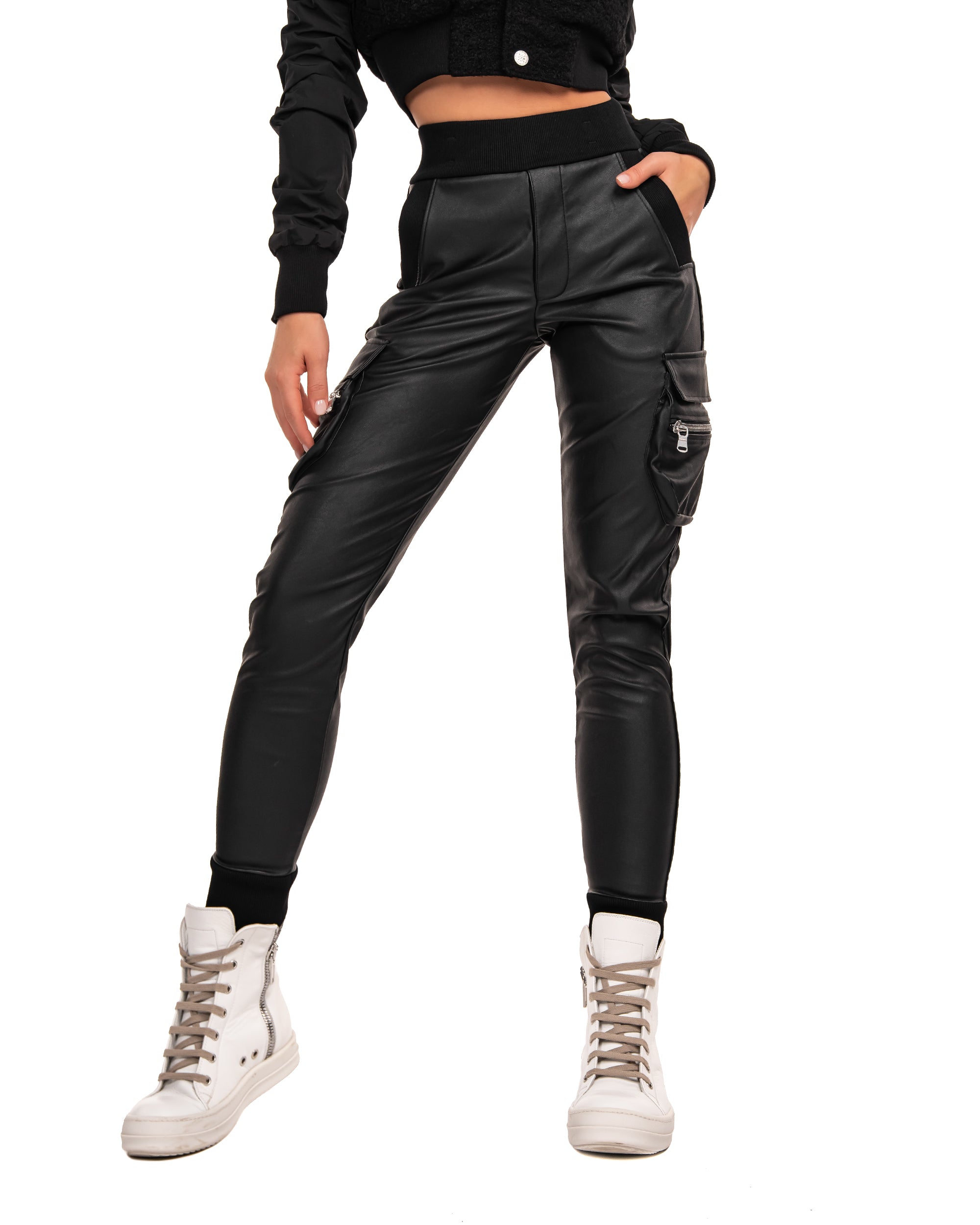 Slim cargo pants - P21105