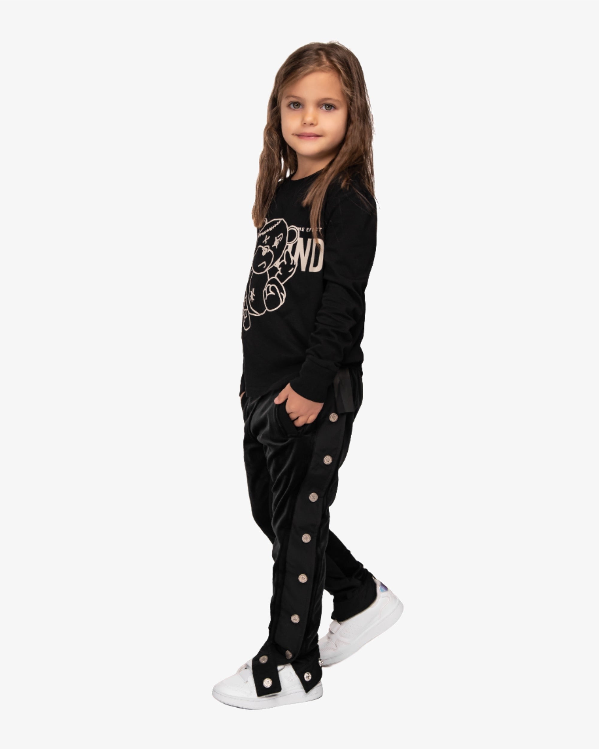 Velour stud track pants - P32443