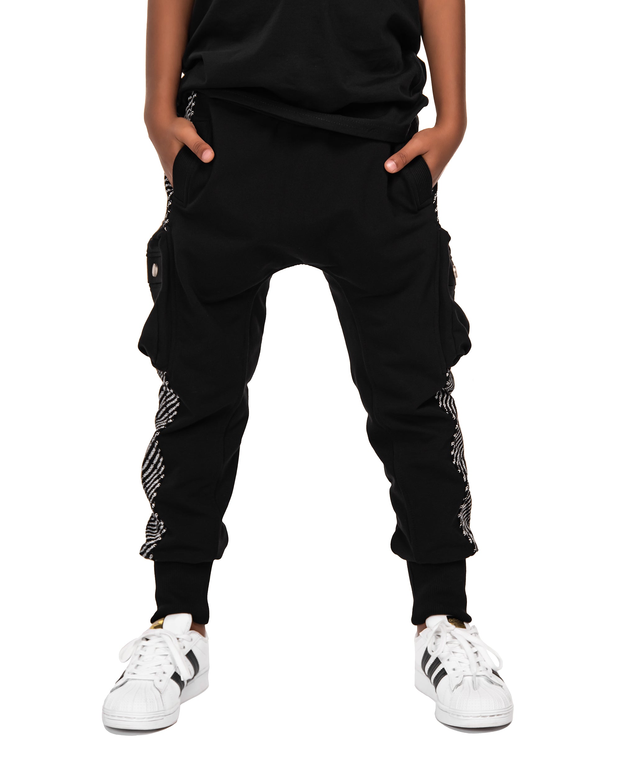 Printed cargo pants - P32955